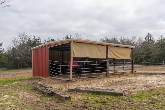 view of stable