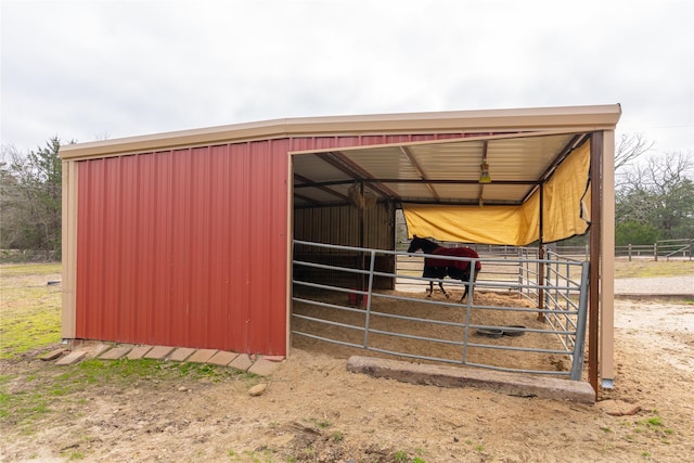 view of stable