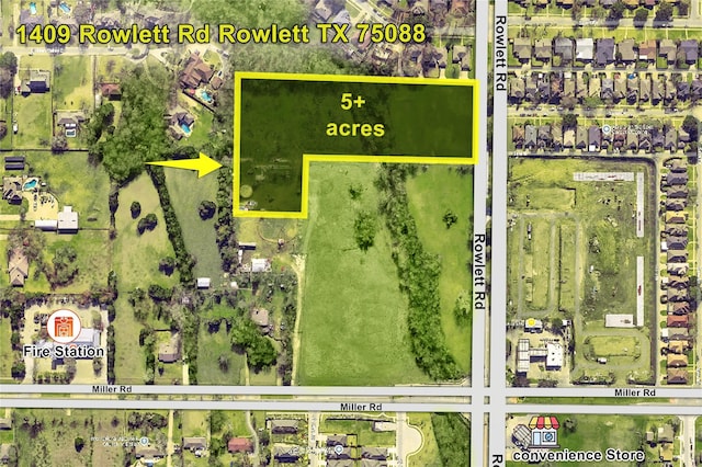 1409 Rowlett Rd, Rowlett TX, 75088 land for sale