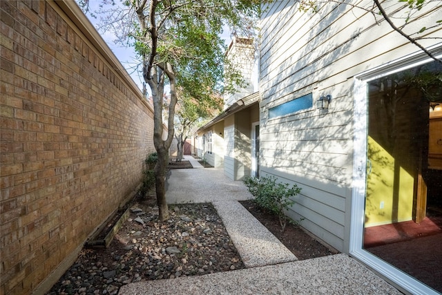 view of home's exterior featuring a patio