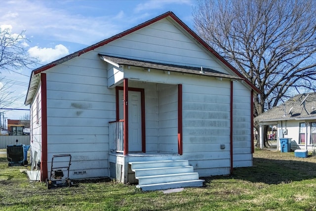 view of rear view of house