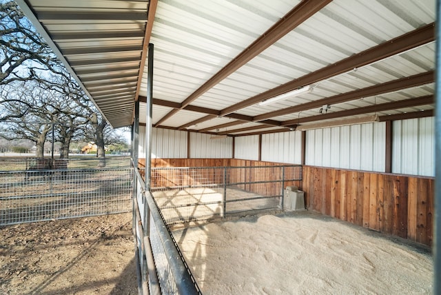 view of stable