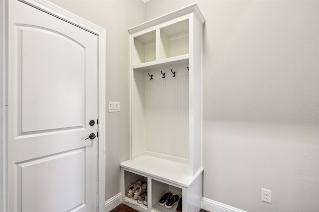 view of mudroom