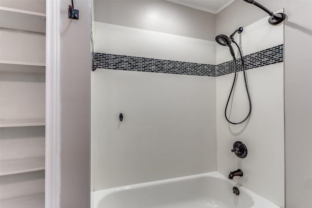 bathroom featuring tub / shower combination