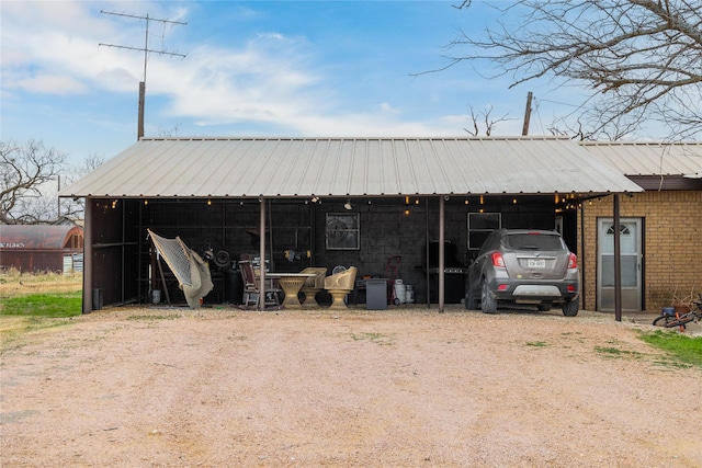 view of outdoor structure