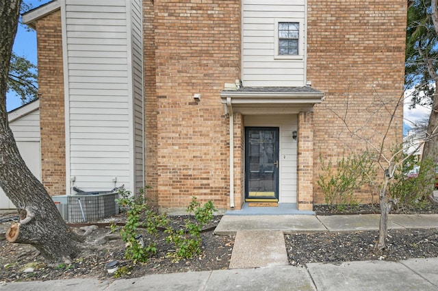 entrance to property with central AC