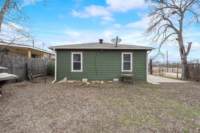 back of house featuring a patio area