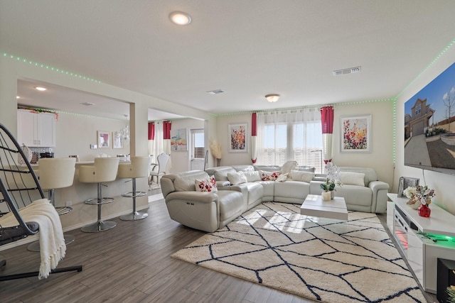 305 Grenada Lake Dr, Princeton, TX 75407 - living room with hardwood / wood-style flooring