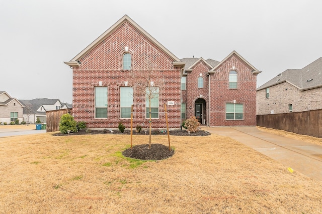 view of front property with a front yard