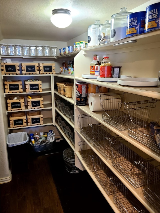 view of pantry