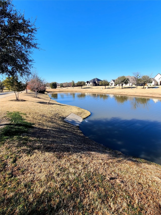 view of water feature