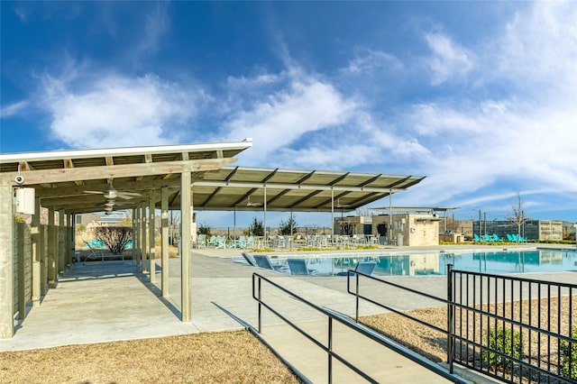 view of horse barn