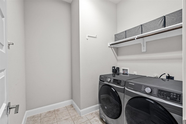 7400 E Fork Ln, Mckinney, TX 75071 - laundry area with independent washer and dryer and baseboards