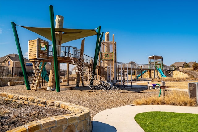 view of communal playground