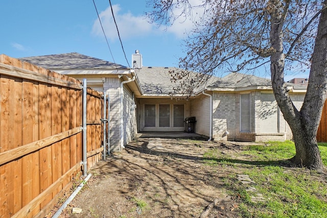 view of rear view of property