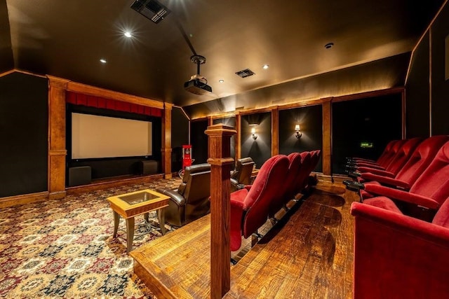 view of home theater room