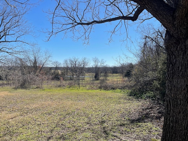 view of landscape featuring a rural view