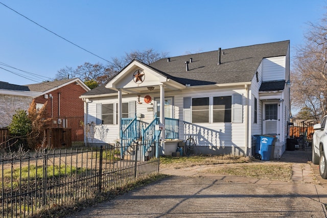 view of bungalow-style home