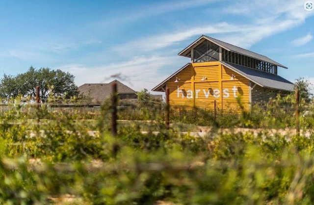 view of rear view of property