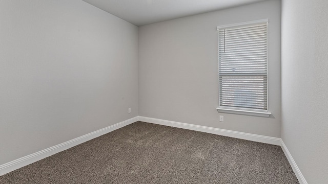 unfurnished room with carpet floors