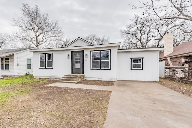 view of ranch-style house