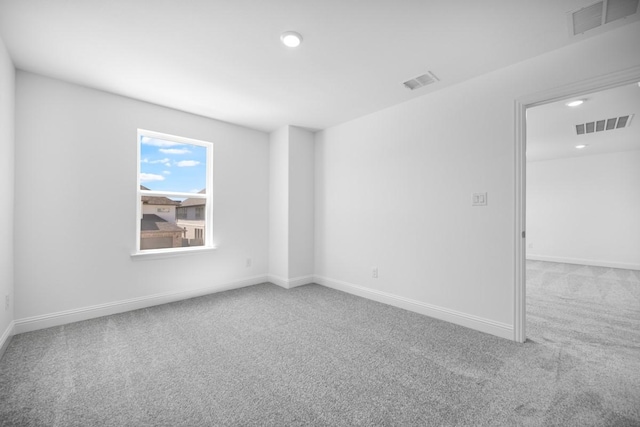 720 Rosemary Rd, Argyle, TX 76226 - empty room with carpet flooring, recessed lighting, and visible vents