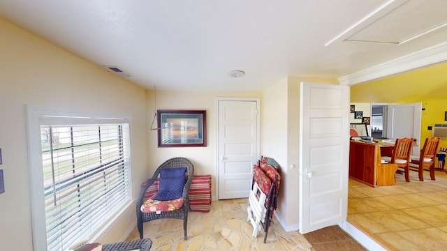 view of sitting room