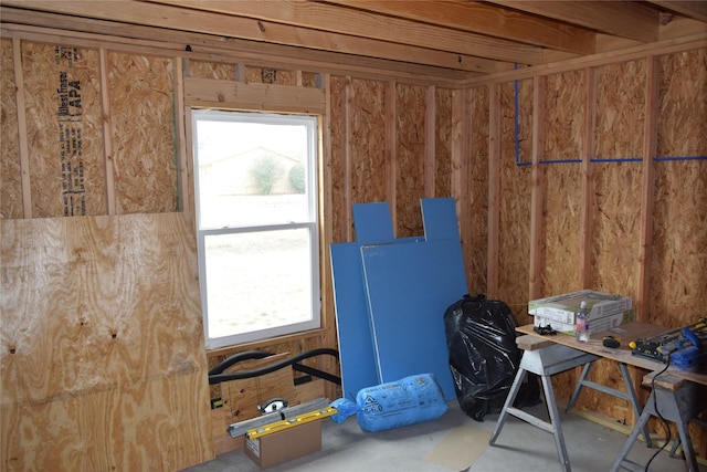 interior space with plenty of natural light