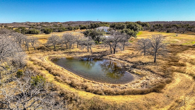 water view featuring a rural view