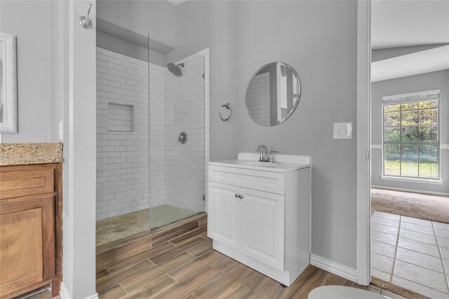 bathroom with vanity, toilet, and tile patterned flooring