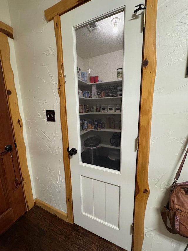 view of pantry