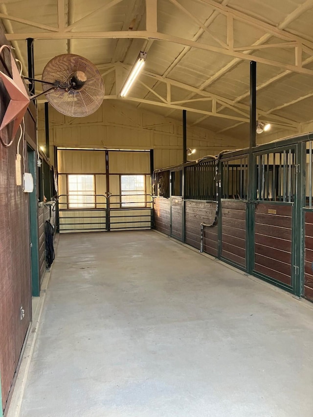 view of horse barn