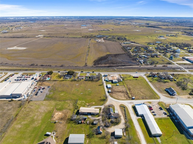 drone / aerial view featuring a rural view