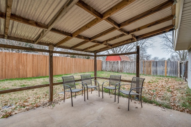 view of patio