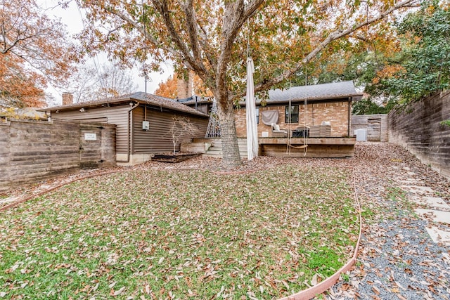 view of rear view of property