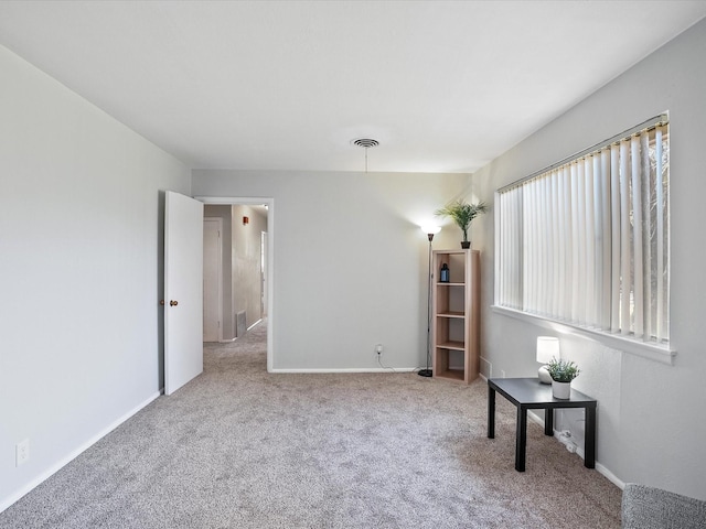 interior space with carpet floors