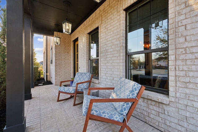 view of patio / terrace featuring a porch