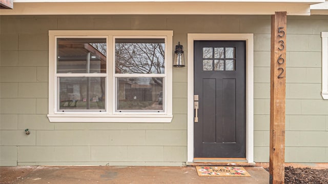 view of property entrance