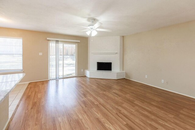 interior space featuring light hardwood / wood-style flooring