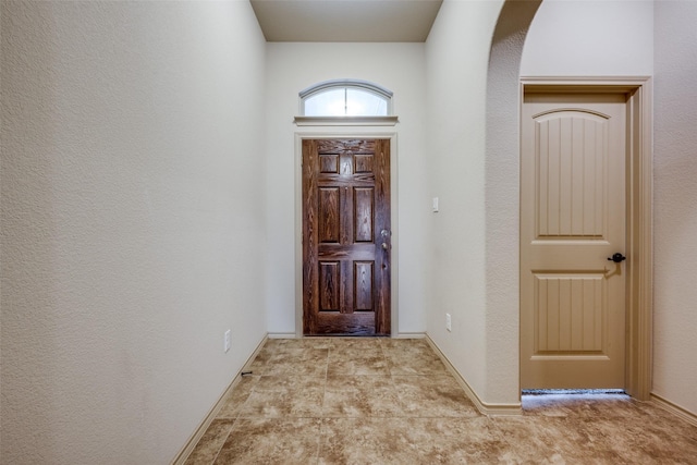 view of entrance foyer