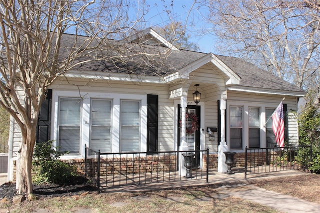 view of front of home