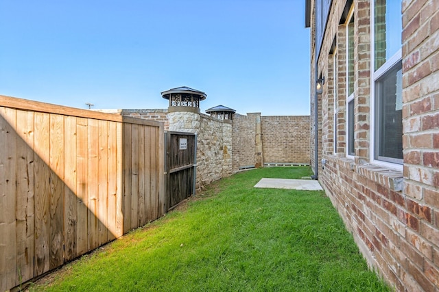 view of yard with a gazebo