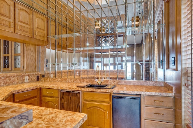 kitchen featuring sink