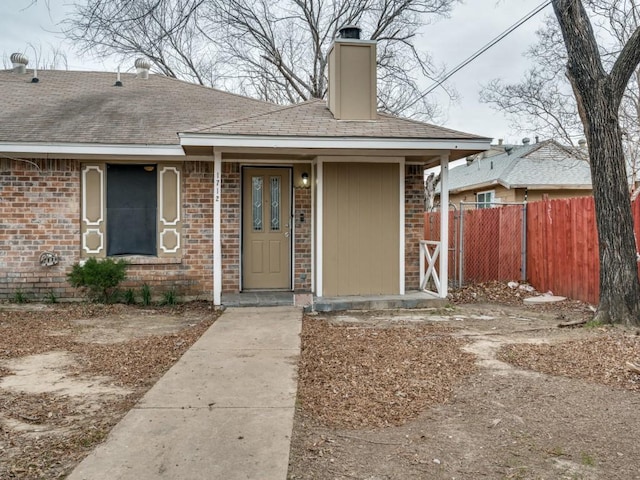 view of front of home