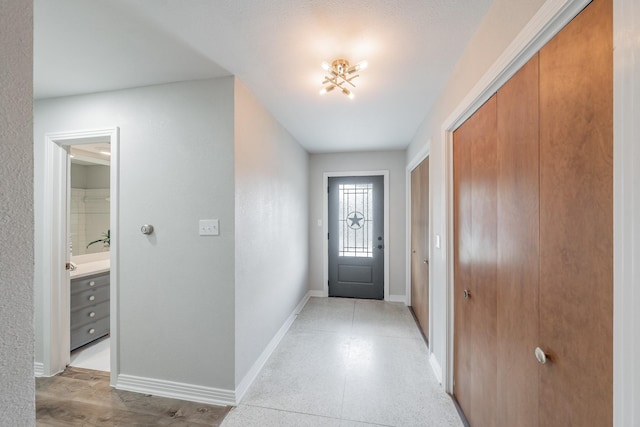 view of entrance foyer