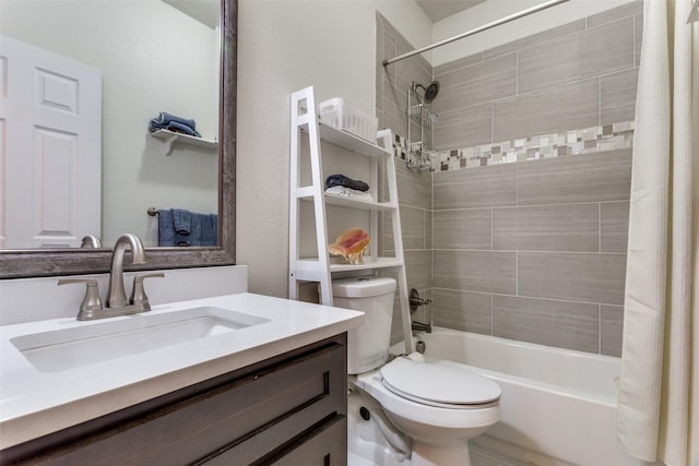 3032 James Ave, Fort Worth, TX 76110 - bathroom with shower / bath combo, toilet, and vanity