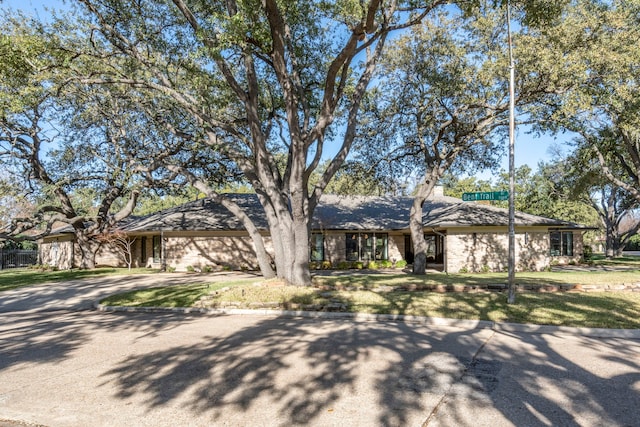 view of ranch-style home