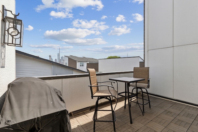 exterior space with grilling area