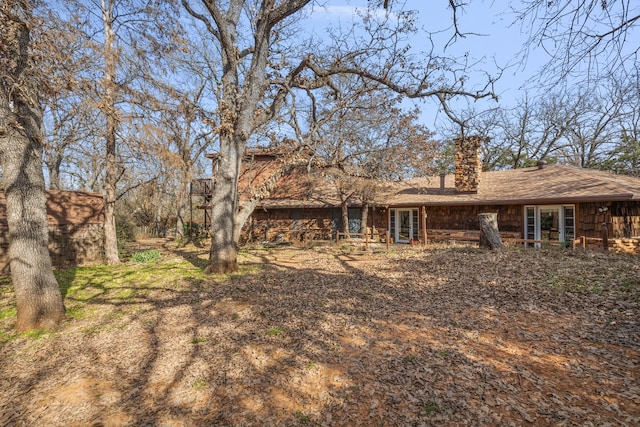 view of back of property