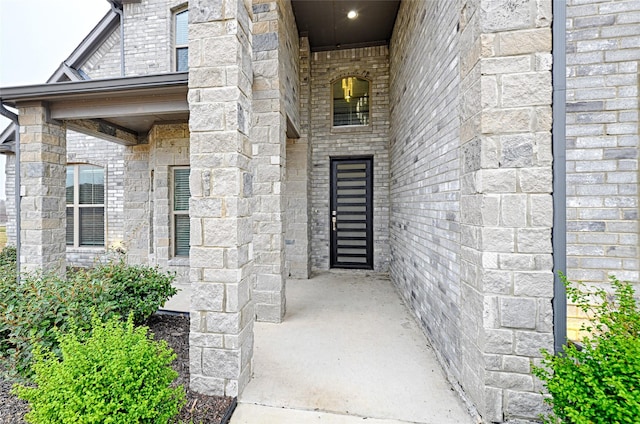 view of entrance to property